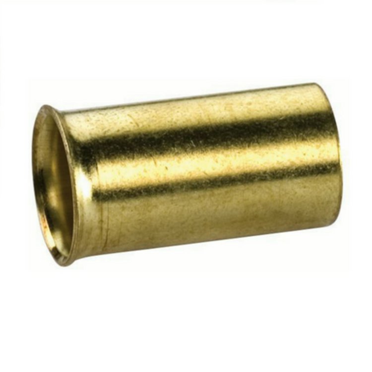 Stützhülse SHM 1815, Ø 18 mm, Ø außen 14.6 mm, Ø innen 13.5 mm, Gold, Messing