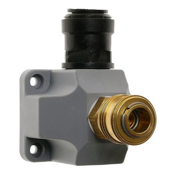 Druckluftverteiler EMSK 15-1, Ø 15 mm Kupplung 1-fach Grau/Schwarz Kunststoff
