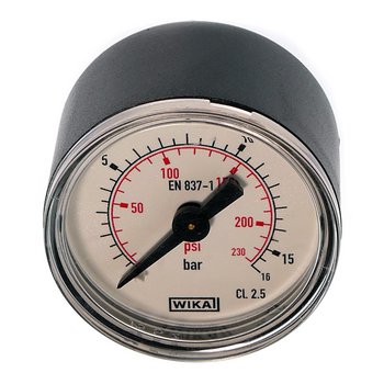 Druckmanometer DMSD 0161840, Ø außen 40 mm, Schwarz, außen G 1/8