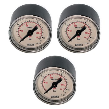 Druckmanometer DMSD 0161840 (3 St.) Druck 16 bar 230 psi R 1/8